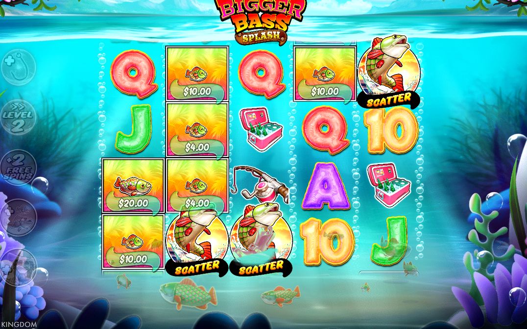 Free Spins round with spin count and Multiplier level