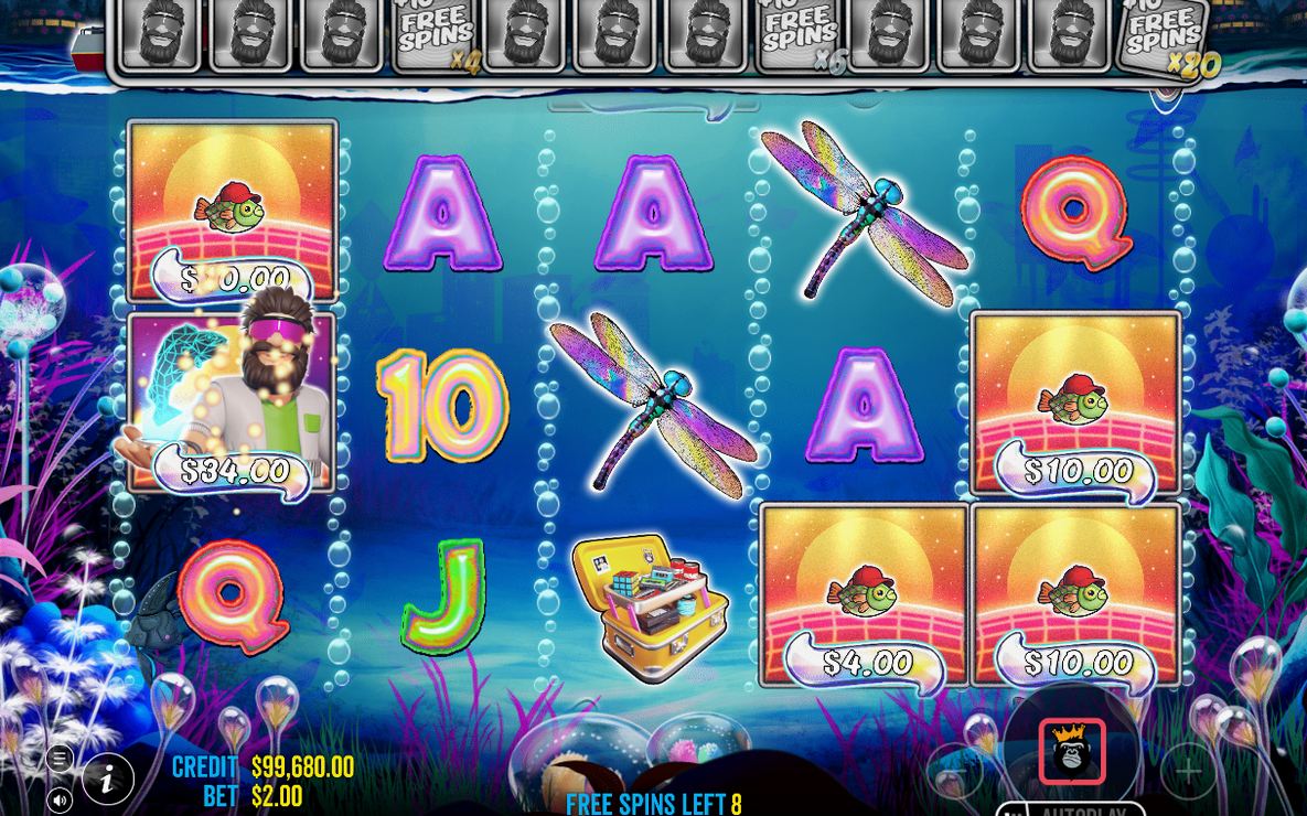 Reel Repeat wheel at the end of Free Spins