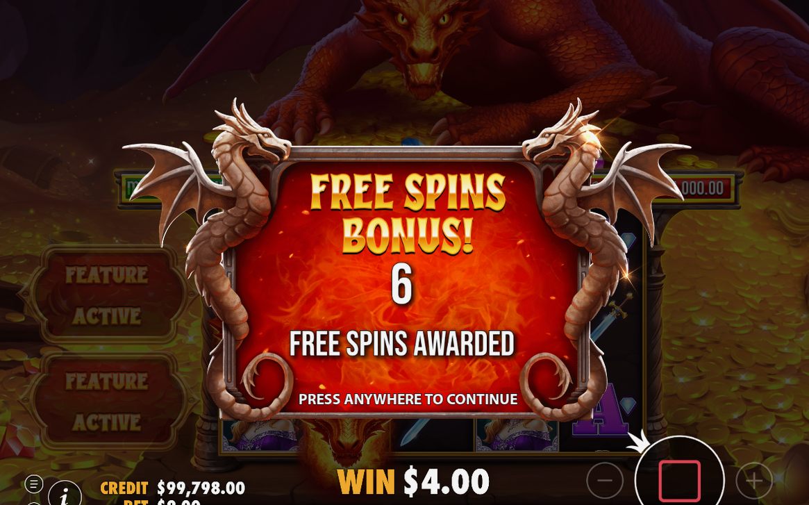 Free Spins: reels 2 to 4 merged into Giant Symbol